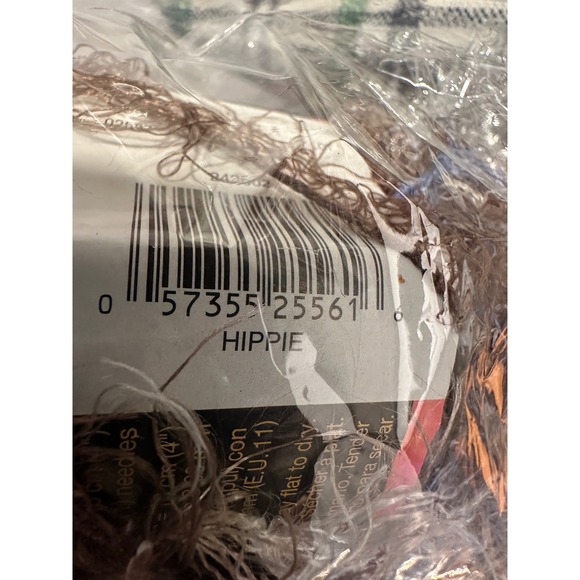 Patons Cha Cha Yarn Lot 4 Skeins Vegas hippie Multi Color Fluffy Textured - Picture 5 of 5